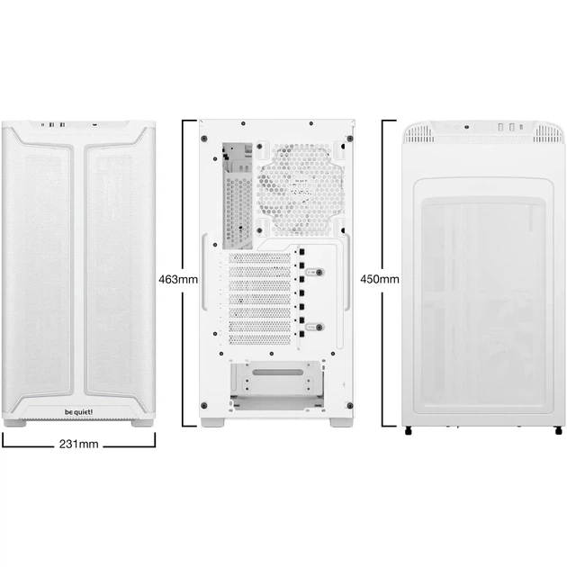 Корпус Be Quiet! Pure Base 501 DX White (BGW77) - зображення 8