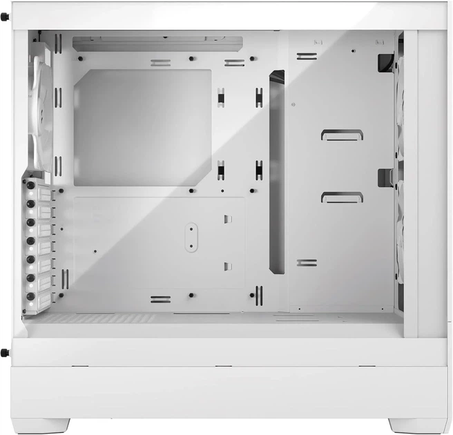 Корпус Fractal Design Pop Air / без БЖ / ATX, mATX, Mini-ITX / Midi-Tower / 3x120mm ARGB / Glass / USB 2.0 / White (101646125) - Уценка - изображение 3