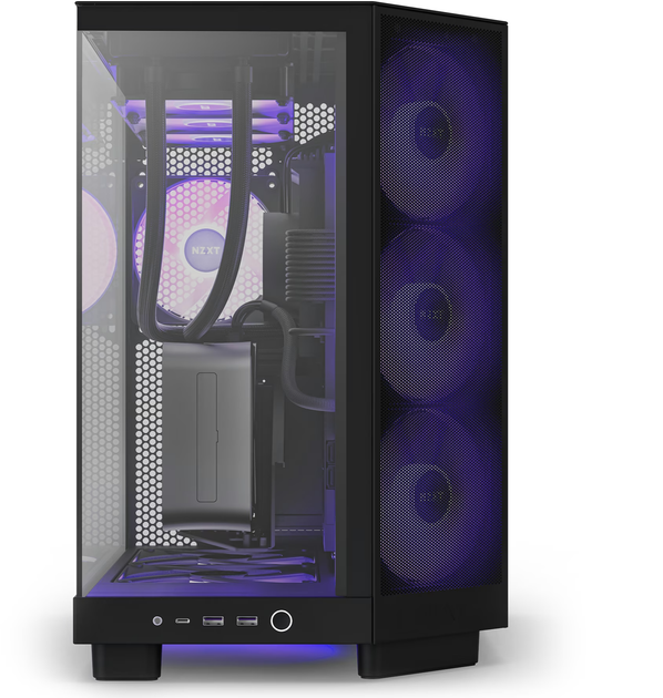 Корпус для ПК NZXT H6 Air Flow RGB Черный (102101200) - Уценка - изображение 5