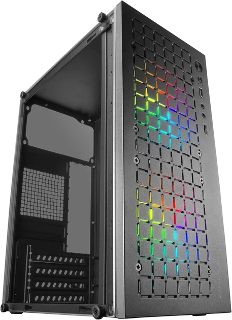 Корпус для ПК Mars Gaming MC-CORE / без БП / RGB / Черный (101630686) - Уценка - Фото 1 Корпус для ПК Mars Gaming MC-CORE / без БП / RGB / Черный (101630686) - Уценка - изображение 1