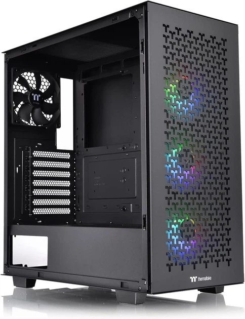 Корпус Thermaltake V350 TG ARGB Air (CA-1S3-00M1WN-03) / без БП / Черный (101632838) - Уценка - изображение 2