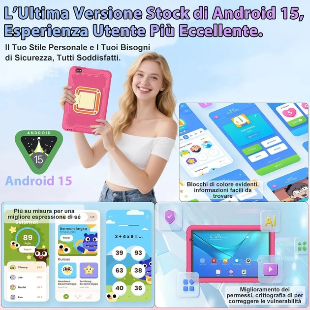Дитячий планшет 10.1" JUEDUR R500 10.1" 6+16/128Gb 8 ядер Android 15 8000 mAh Чорний (102048313) - Уцінка - Фото 3 Дитячий планшет 10.1" JUEDUR R500 10.1" 6+16/128Gb 8 ядер Android 15 8000 mAh Чорний (102048313) - Уцінка - зображення 3