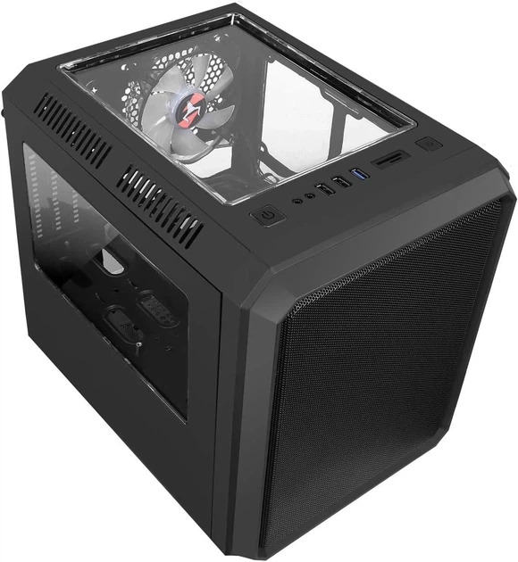 Корпус для ПК iTek QBO 8 EVO ARGB Черный (102022286) - Уценка - Фото 6 Корпус для ПК iTek QBO 8 EVO ARGB Черный (102022286) - Уценка - изображение 6