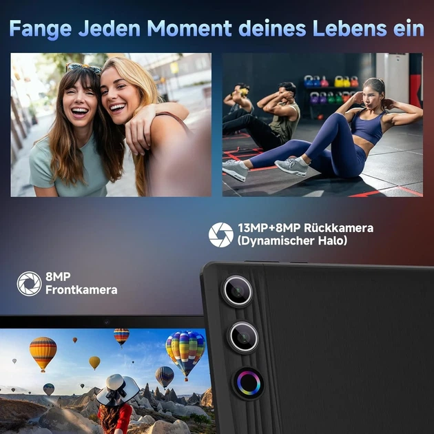Планшет 11.5" Full HD Ainmel G9A 6+24/128Gb 5G 8 ядер Android 15 8400 mAh Чорний (102027035) - Уцінка - зображення 4