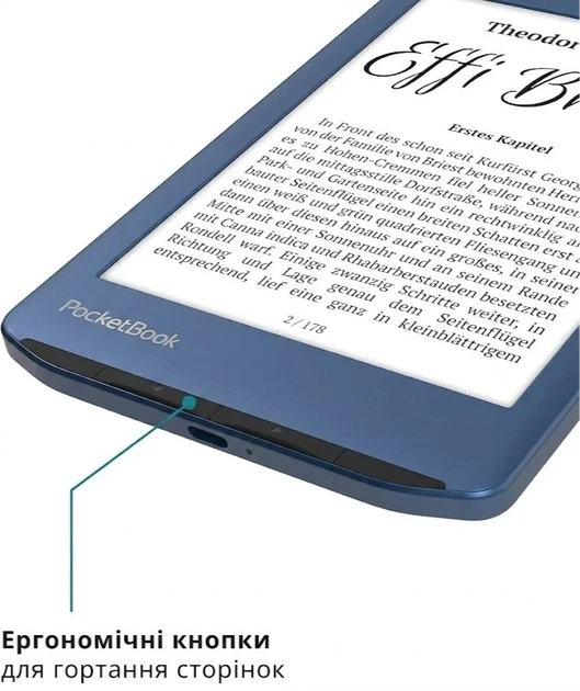 Электронная книга 6" PocketBook Verse Pro PB634 / 16ГБ / Linux / Wi-Fi / сенсорный E-Ink экран (1448х1072) / Влагозащищенность IPX8 / Динамики / Black (102173132) - Фото 4 Электронная книга 6" PocketBook Verse Pro PB634 / 16ГБ / Linux / Wi-Fi / сенсорный E-Ink экран (1448х1072) / Влагозащищенность IPX8 / Динамики / Black (102173132) - изображение 4