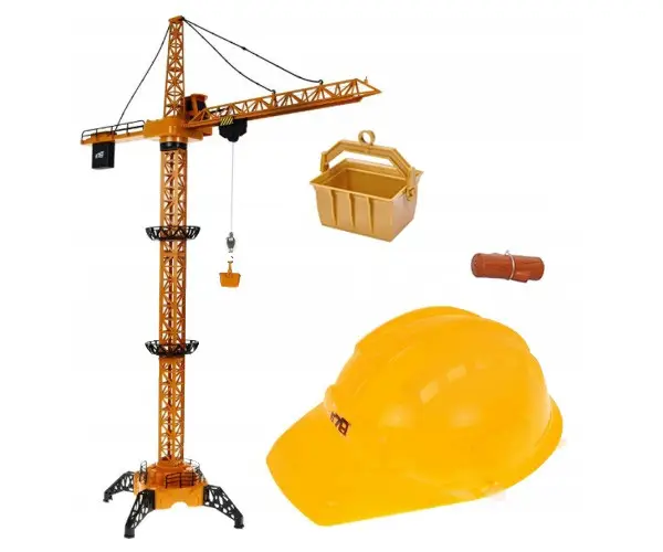 Підйомний кран з каскою на радіокеруванні A-Toys 8064E 128 см - Фото 2 Підйомний кран з каскою на радіокеруванні A-Toys 8064E 128 см - зображення 2