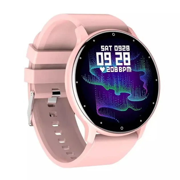 Умные Смарт часы Smart Watch ZL02 Pink / Тонометр Пульоксиметр Android iOS - изображение 5