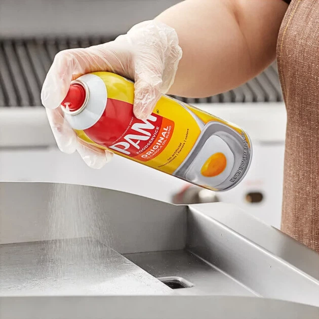 Набір антипригарних кулінарних спреїв PAM Canola Oil 2 шт по 340 г - Фото 3 Набір антипригарних кулінарних спреїв PAM Canola Oil 2 шт по 340 г - зображення 3