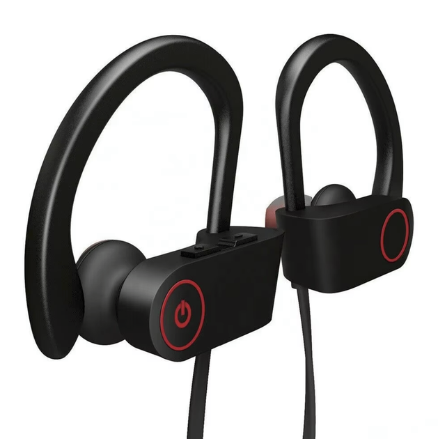 Беспроводные спортивные Bluetooth наушники с креплением за ухо — вакуумная гарнитура для спорта, смартфона и телефона SP-70 - Фото 1 Беспроводные спортивные Bluetooth наушники с креплением за ухо — вакуумная гарнитура для спорта, смартфона и телефона SP-70 - изображение 1