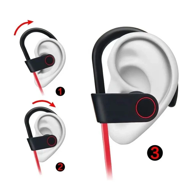 Беспроводные спортивные Bluetooth наушники с креплением за ухо — вакуумная гарнитура для спорта, смартфона и телефона SP-70 - Фото 3 Беспроводные спортивные Bluetooth наушники с креплением за ухо — вакуумная гарнитура для спорта, смартфона и телефона SP-70 - изображение 3