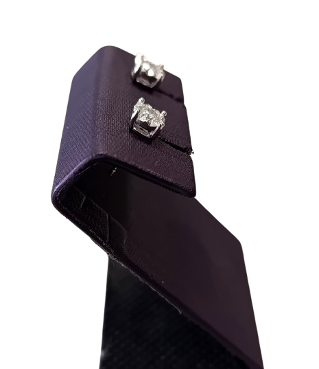 Серебряные серьги-пуссеты с муассанитом 2-0,6 ct 4 мм, Сертификат (Арт.685633613) - Фото 2 Серебряные серьги-пуссеты с муассанитом 2-0,6 ct 4 мм, Сертификат (Арт.685633613) - изображение 2