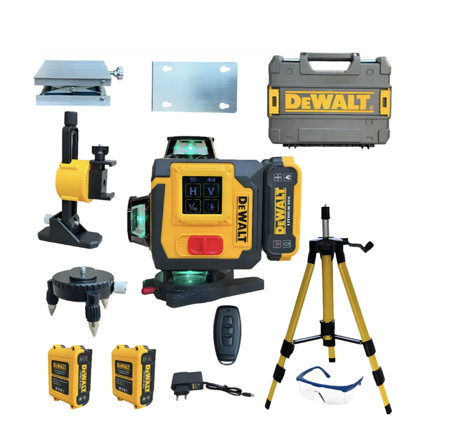 Аккумуляторный лазерный нивелир DeWalt 3D-4D (16 линий) - изображение 8