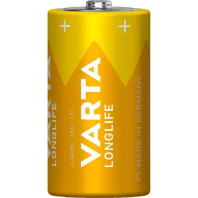 Батарейка лужна VARTA Longlife C R14 LR14 1 шт. (1625) - Фото 1 Батарейка лужна VARTA Longlife C R14 LR14 1 шт. (1625) - зображення 1