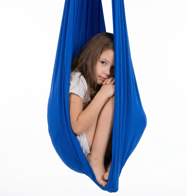 Hamak dla dzieci sensoryczny Acro4f 3 m Granatowy KH-3X1.5M-R.BLUE (5906506410976) - Zdjęcie 6 Hamak dla dzieci sensoryczny Acro4f 3 m Granatowy KH-3X1.5M-R.BLUE (5906506410976) - obraz 6