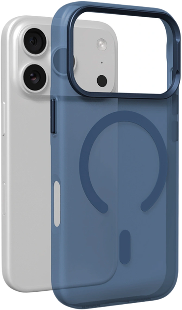 Панель Puro Lightfeel MagSafe для iPhone 17 Pro Clear-Blue (8018417538193) - зображення 2