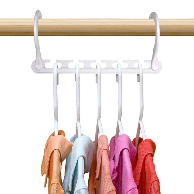 Диво-вешалка для одежды Wonder Hanger UKC на 10 вешалок - Фото 2 Диво-вешалка для одежды Wonder Hanger UKC на 10 вешалок - изображение 2