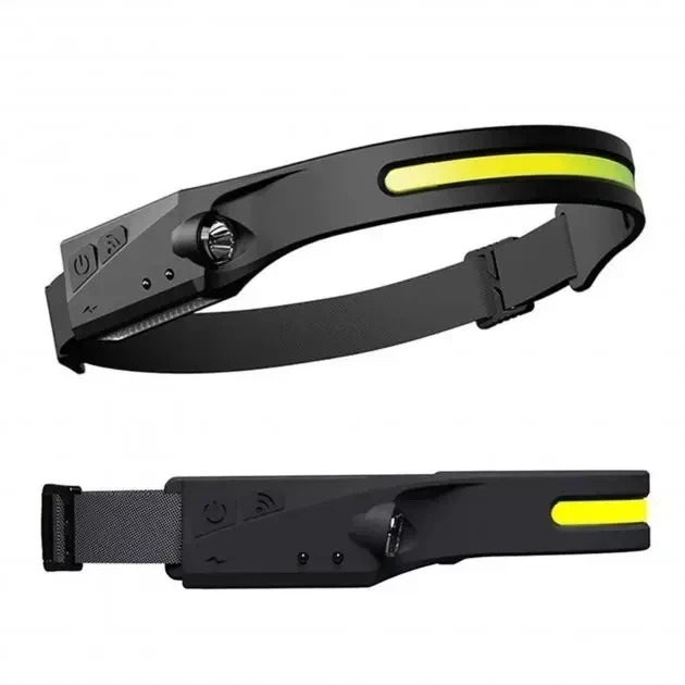 Налобный фонарик BL G28 XPE+COB с сенсором - Фото 4 Налобный фонарик BL G28 XPE+COB с сенсором - изображение 4
