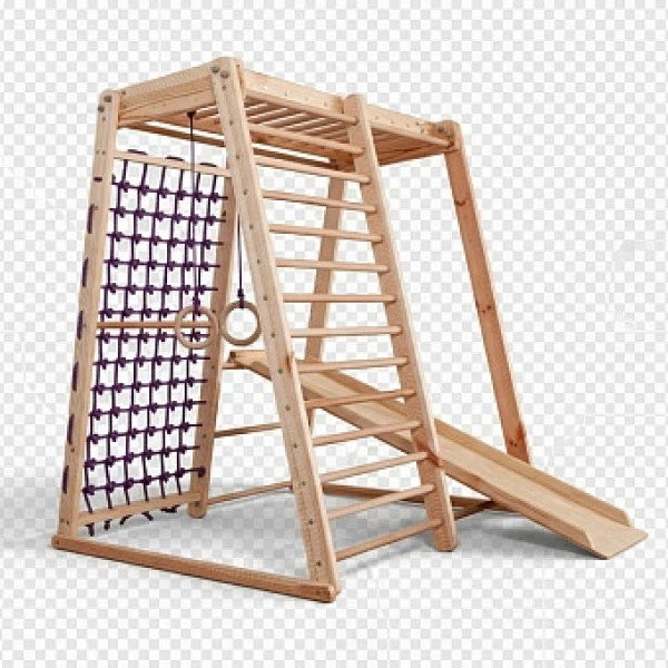 Детский спортивный уголок SportBaby «Кроха-3» Wood (SB-4212) - изображение 3