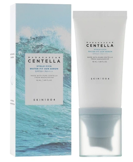 Сонцезахисних сироваток для обличчя Skin1004 Madagascar Centella Hyalu-Cica Water-Fit Sun Serum SPF 50+ PA++++, 50 мл - Фото 2 Сонцезахисних сироваток для обличчя Skin1004 Madagascar Centella Hyalu-Cica Water-Fit Sun Serum SPF 50+ PA++++, 50 мл - зображення 2
