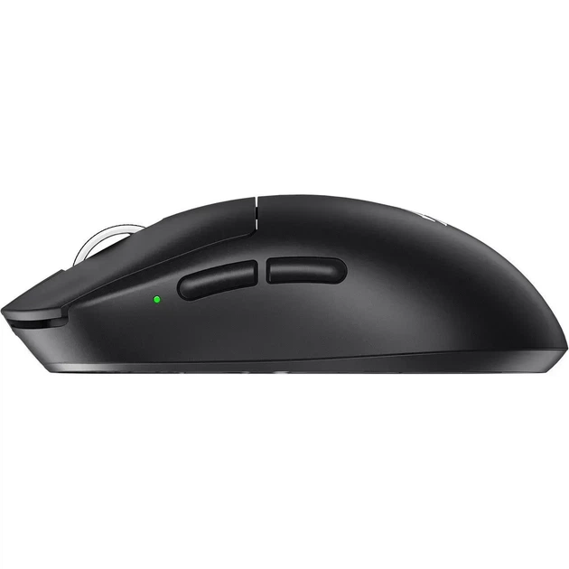 Игровая беспроводная мышка Mchose A7 V2 Pro / Три режима подключения / Сенсор PAW3395 / 26 000 DPI / Чорна - изображение 2