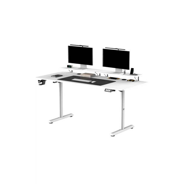 Геймерський ігровий стіл ULTRADESK Highlander XXL White - изображение 3