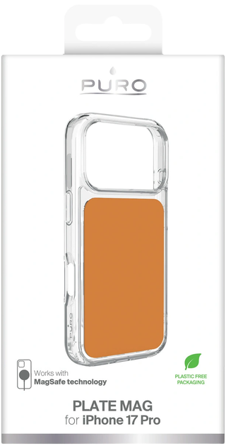 Etui Puro Plate Mag Case do iPhone 17 Pro Orange (8018417538124) - obraz 2