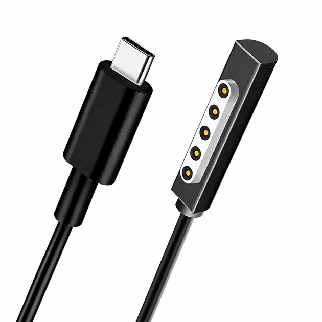 Type-C USB C кабель для зарядки 12V PD для Microsoft Surface Pro 2, 1, RT 77561 - Фото 1 Type-C USB C кабель для зарядки 12V PD для Microsoft Surface Pro 2, 1, RT 77561 - изображение 1