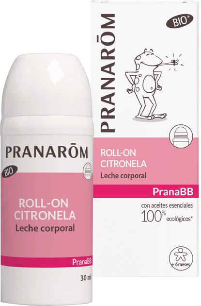 Репелент у кульці Pranarom Bio Baby Roll-On Citronella 30 мл (5420008519109) - Фото 1 Репелент у кульці Pranarom Bio Baby Roll-On Citronella 30 мл (5420008519109) - зображення 1