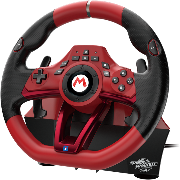Kierownica Hori Mario Kart Racing Wheel Pro Deluxe dla Nintendo Switch 2 HRSS201 (4961818042469) - Zdjęcie 3 Kierownica Hori Mario Kart Racing Wheel Pro Deluxe dla Nintendo Switch 2 HRSS201 (4961818042469) - obraz 3
