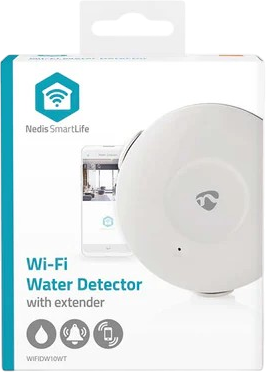 Датчик затоплення Nedis SmartLife Wi-Fi (WIFIDW10WT) - Фото 2 Датчик затоплення Nedis SmartLife Wi-Fi (WIFIDW10WT) - зображення 2