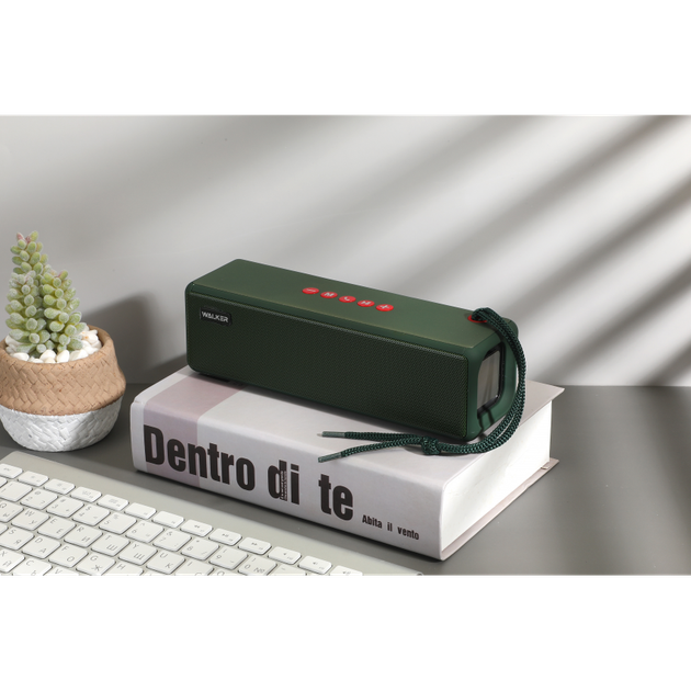 Портативная колонка WALKER WSP-130 green - Фото 2 Портативная колонка WALKER WSP-130 green - изображение 2