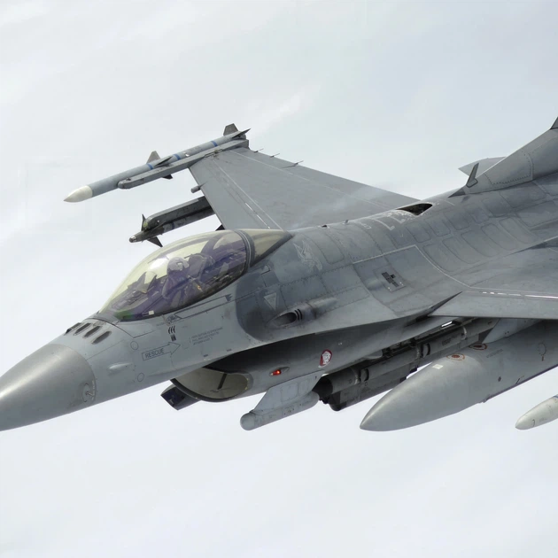 Интерьерная картина Истребитель F-16 Fighting Falcon, военная авиация, 60×90 см (id0253) - изображение 3