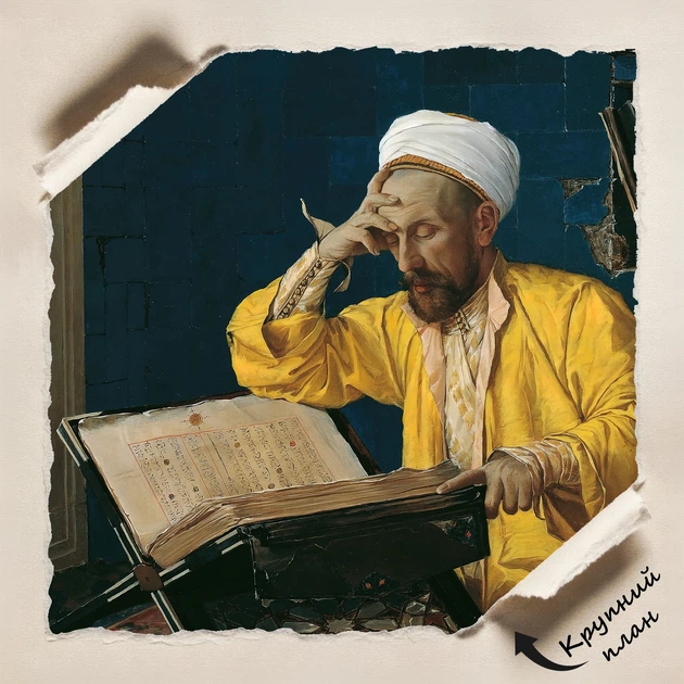 Постер Исламский теолог с Кораном, Осман Хамди, Osman Hamdi Bey, A3 30×35 см (id6778) - изображение 4