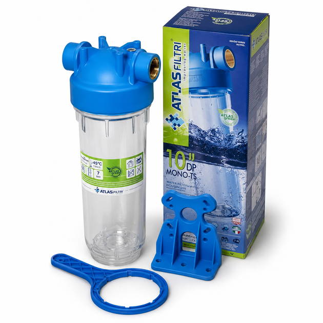 Фільтр магістральний ATLAS FILTRI DP 10 MONO 3/4" KIT (RA1280601) - зображення 3