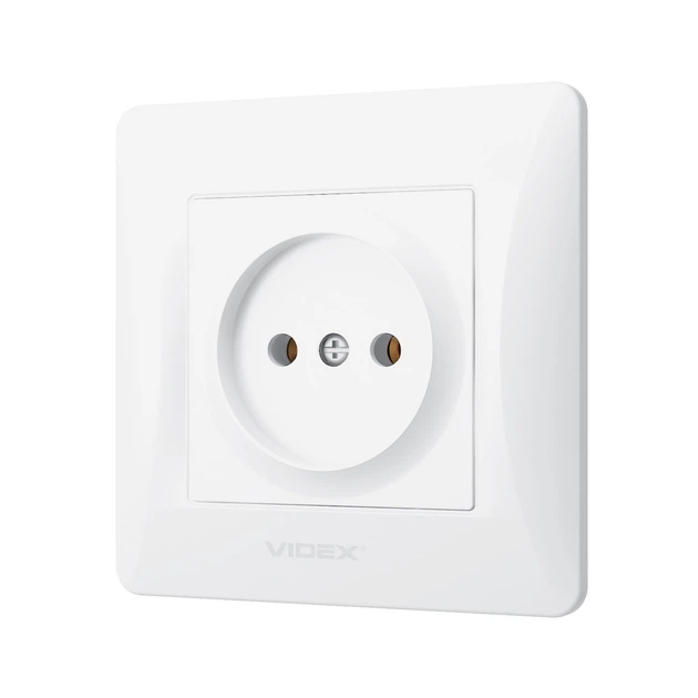 Розетка одинарная белая VIDEX BINERA VF-BNSK1-W - Фото 3 Розетка одинарная белая VIDEX BINERA VF-BNSK1-W - изображение 3