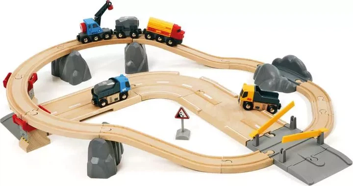 Kolejka Brio Roads & Tracks Stone Loading Set (7312350332100) - obraz 3