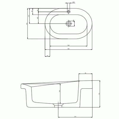 Меблевий умивальник KOLO COCKTAIL L31865000, врізний, кругла - изображение 2