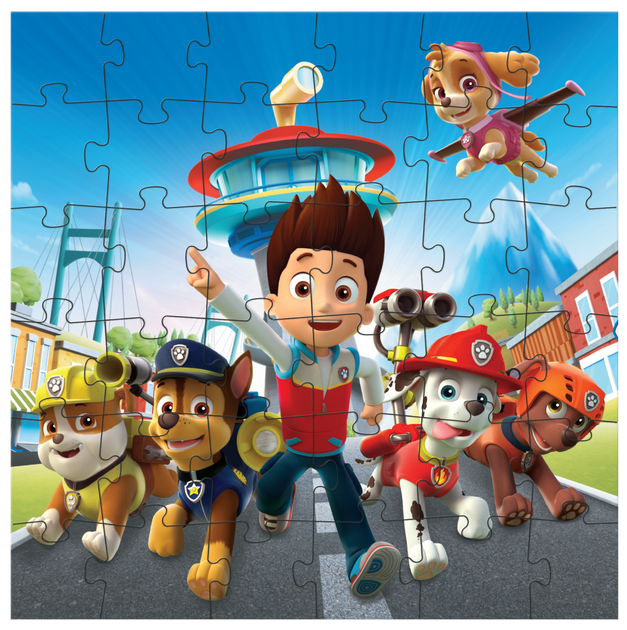 Пазл 3 в 1 Paw Patrol. Готові до роботи - изображение 4