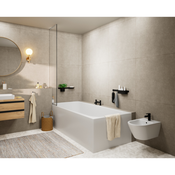 Змішувач для біде HANSGROHE VERNIS, чорний/матовий, врізний - изображение 4
