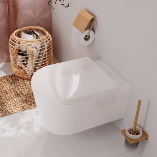 Підвісний унітаз HANSGROHE ELU PURE, білий/глянсовий, настінний - изображение 6