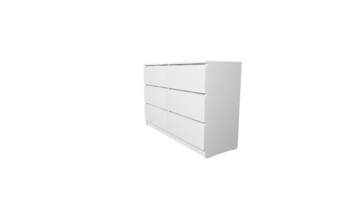 Комод ViAnt ТК-9 6Ш 1200/420/800 Білий (НФ-00004836-000021724) - изображение 2