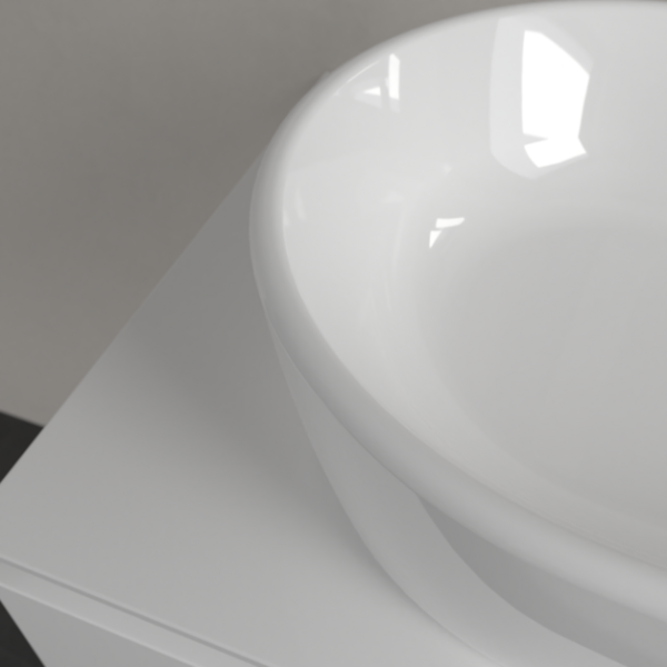 Умивальник VILLEROY & BOCH ARCHITECTURA, білий/глянсовий, накладний - зображення 7