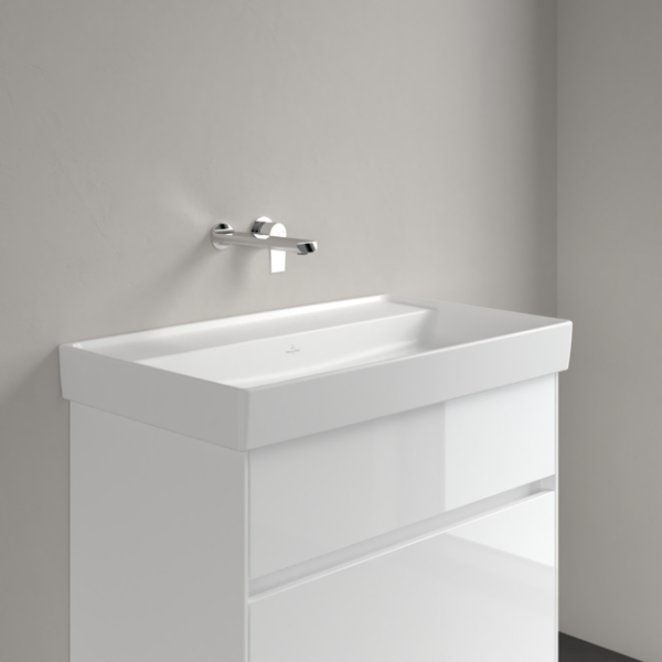 Умивальник VILLEROY & BOCH COLLARO, білий/глянсовий, на тумбу - зображення 3