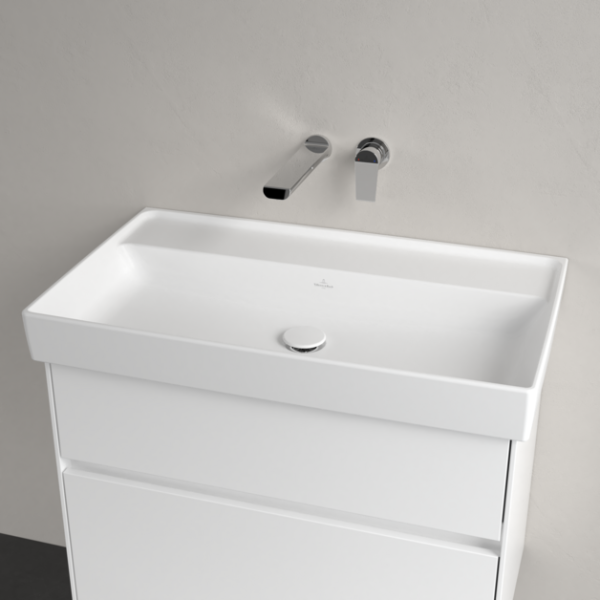 Умивальник VILLEROY & BOCH COLLARO, білий/глянсовий, на тумбу - зображення 4