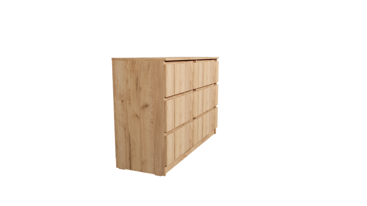 Комод ViAnt ТК-9 6Ш 1200/420/800 Дуб Тахо (НФ-00004836-000022237) - изображение 3