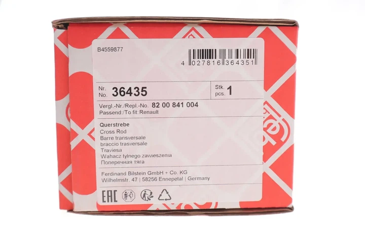 Коромисло підвіски колеса, заднє FEBI 36435 Renault Duster; Dacia Duster 8200841004, 551119305R - зображення 2