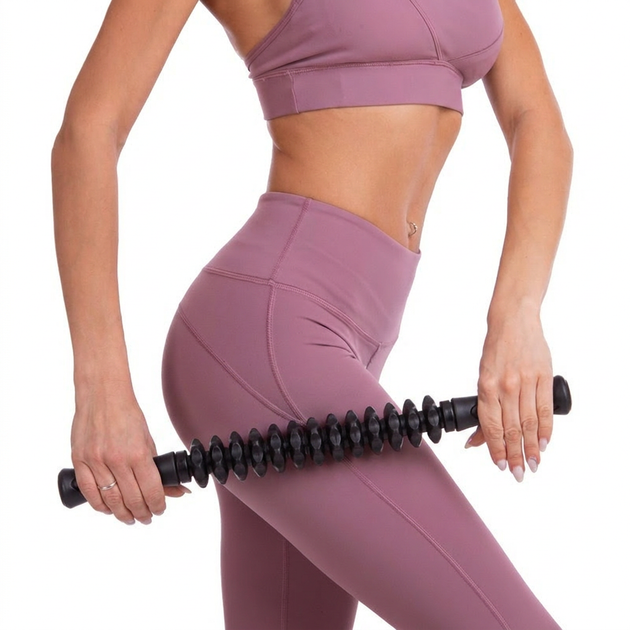 Массажер палка роликовый 13 массажеров SP-Sport Massager Bar 88104 Black - изображение 8