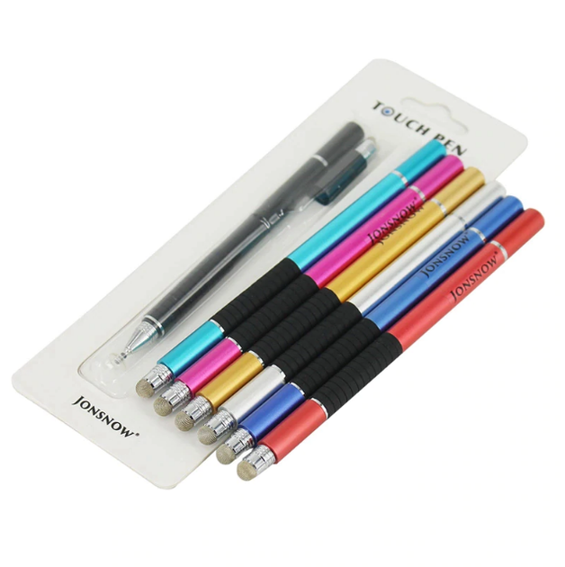 Универсальный Емкостный Стилус - Ручка 3 в 1 Jonsnow Touch Pen для телефона планшета сенсорного экрана, Красный - изображение 4