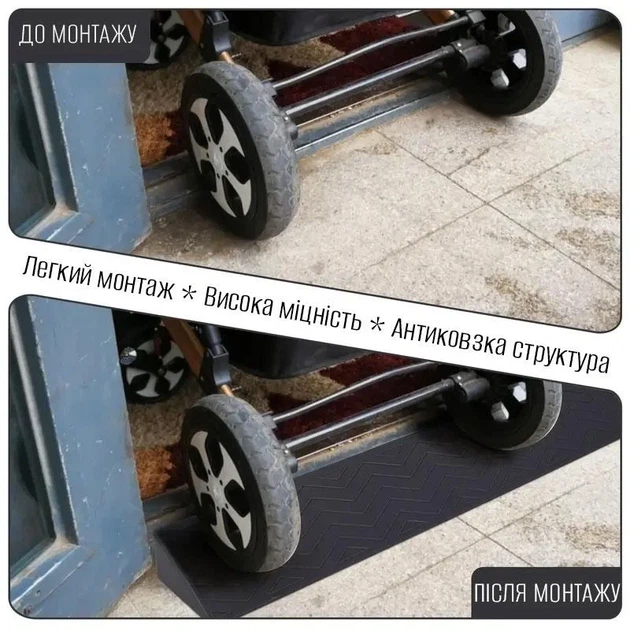 Пандус кромка пороговий 1000х80х20 мм - изображение 6