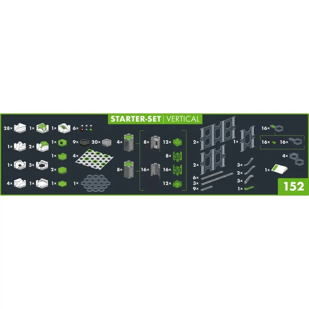 Klocki konstrukcyjne Ravensburger GraviTrax Pro Zestaw Startowy 153 elementy (4005556224265) - obraz 4